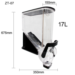 Heavy-Duty <strong>Commercial</strong> Wall Mounted Plastic Gravity <strong>Bin</strong> Supermarket <strong>Rack</strong> for Nuts Candy Grain Dispenser - Product Image 1