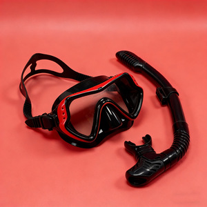 JUNHAIINS Diving Mask And Snorkel Set Adult <b>Large</b> <b>Frame</b> Silicone Anti Fog Tempered Glass For Snorkeling - Product Image 4