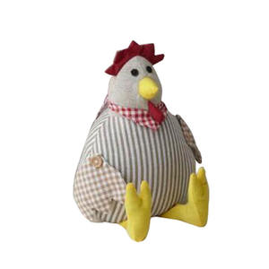 Pâques Mignon tissu Poulet forme <span class=keywords><strong>sac</strong></span> de sable arrêt de porte Poulet Butée De Porte décoration De vacances de Pâques - Product Image 5