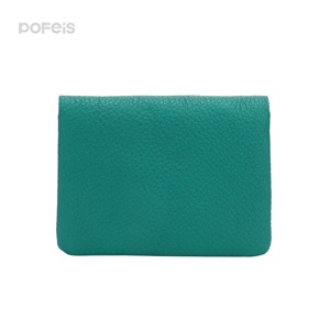 Carteras de Cuero Genuino para Hombre y Mujer, Mini Cartera de Doble Capa para Tarjetas de <span class=keywords><strong>Crédito</strong></span> e Identificación, Monedero, Bolsa de Almacenamiento, Cartera Corta para Negocios - Product Image 3