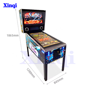Venta al por mayor máquina de pinball virtual de 43 pulgadas 32 "1200 Juegos 4K aleta automática de madera 220V Arcade rompecabezas moneda pago avanzado - Product Image 5