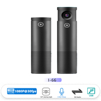 Système de Conférence Audio avec Caméra, 4 Microphones, Portée 5m, Haut-parleur 5W, 1080P, Angle Large 120°, USB Type-C, Tout-en-un, Direct Usine