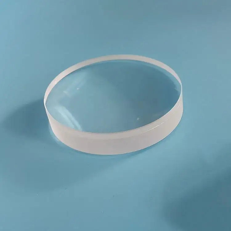 Lentes cementadas de vidrio dobletes de 25mm, lente acromática doble, hecha a medida óptica transparente, 3 años de instrumentos ópticos esféricos