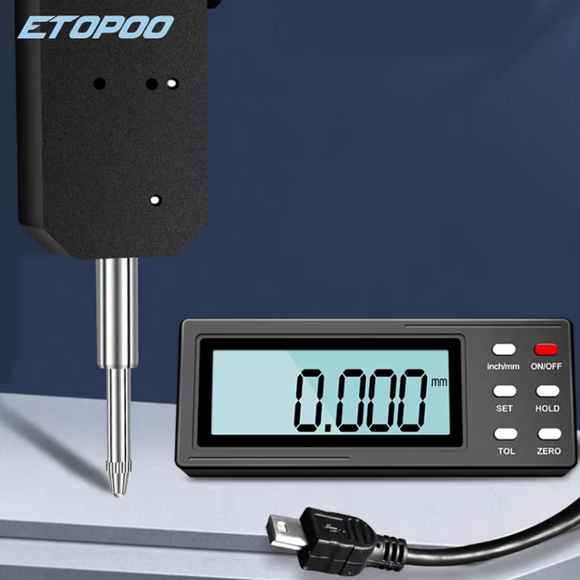 High Quality Digital Micrometer Percentage 0-12.7/25.4/50mm 0.01mm High Precision Digital Indicator Micron Display Height Gauge