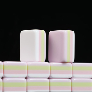 Hot Selling Factory Marble Pattern Acrylic Mahjong Cute Mini Portable Travel Mahjong for Casino <b>Gambling</b> Professional Quality 4 - Product Image 3