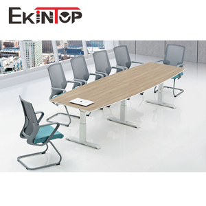 Muebles de Oficina Modernos en Forma de L, Mesa de Juego Ajustable de Madera Blanca para Computadora en Casa - Product Image 6
