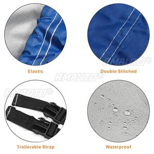 Funda Impermeable para Bote Remolcable de 4.2x3m, Cubierta para Motor Fuera de Borda, Protector de Motor, Tela Oxford 210D - Product Image 4