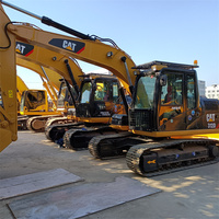 Excavatrice hydraulique sur chenilles d'occasion CAT312D2L CAT312D2GC de 12 tonnes, fabriquée au Japon par CATERPILLAR, avec moteur CAT C4.2 d'origine.