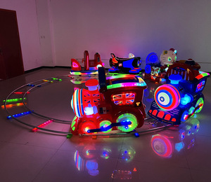 Atracciones comerciales para niños, fábrica de Guangzhou, <span class=keywords><strong>tren</strong></span> personalizado sin rieles, Malasia, 300W, <span class=keywords><strong>Tren</strong></span> <span class=keywords><strong>Eléctrico</strong></span> para niños, 1 jugador, 12 meses - Product Image 4