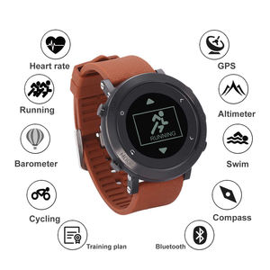 Reloj Inteligente Digital GPS con Alarma, Resistente al Agua, Correa de Silicona de 20 mm, Monitor de <span class=keywords><strong>Latitud</strong></span> <span class=keywords><strong>y</strong></span> <span class=keywords><strong>Longitud</strong></span>, Estilo Deportivo Negro - Product Image 6