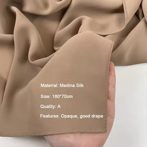 Proveedor de Hijabs Sharut, Hijab Islámico de Malasia, Hijab Coreano de Chifón, Chal de Lujo, Bufanda de Chifón de Seda Premium Musulmana, Bufanda Hijab de Seda <span class=keywords><strong>Medina</strong></span> - Product Image 4