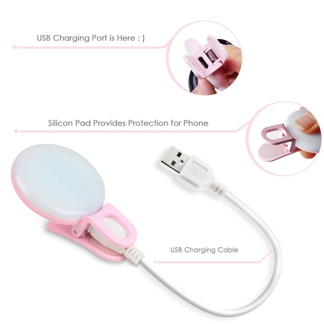 Portable Rechargeable MINI Smartphone Selfie LED Fill Light
