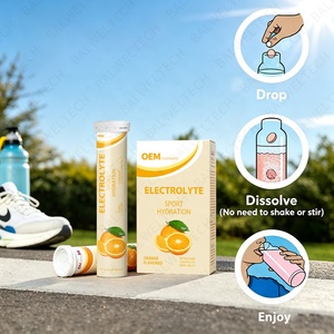 Wholesale OEM Private Label Fruit Flavor Sugar Free Effervescent Hydration Electrolytes <b>Tablet</b> Energy Supplements Drink - Product Image 4