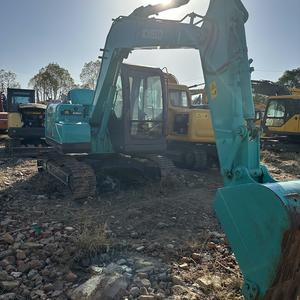 Excavatrice sur chenilles Kobelco SK75 d'occasion, 7,5 tonnes, équipement de construction lourd, haute efficacité, boîte de vitesses, moteur principal, engrenage, PLC - Product Image 1