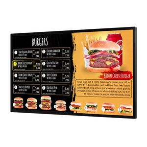 55inch High Resolution Android 11 Smart Split Screen <b>Wall</b>-mounted Digital <b>Signage</b> And Displays Outdoor For Restaurant And Retail - Product Image 1