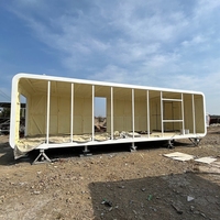 Maison Modulaire Intelligente en Conteneur, Design Rond en Acier Galvanisé, Préfabriquée pour Complexes Hôteliers, Bureaux, Entrepôts, Villas, Hôtels Modernes