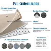 Großhandel OEM Korallenvelours Memory Foam Tatami Teppich für Wohnzimmer Yoga Rutschfeste Baby Krabbelmatte Kinder Spielmatte Bodenmatte