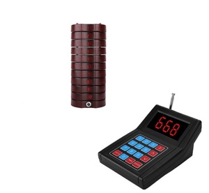 New Arrival không dây nhà hàng khách bảng rung nút gọi <span class=keywords><strong>Waiter</strong></span> buzzer dịch vụ gọi điện thoại hệ thống Coaster Máy nhắn tin - Product Image 1