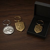 Porte-clés en métal personnalisé, logo imprimé en couleur, porte-clés en gros, publicité promotionnelle, souvenir d'entreprise, cadeau