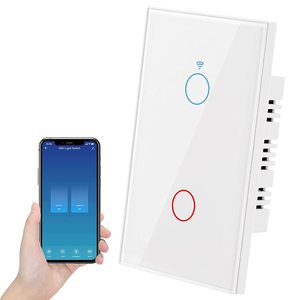 Precio competitivo Tuya <span class=keywords><strong>WiFi</strong></span> inteligente ignífugo 100-250V 1234 Gang 2/<span class=keywords><strong>3</strong></span> vías con interruptor inteligente neutral para la decoración de la casa - Product Image 4