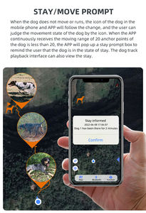 Rastreador de perros de caza ulti, dispositivo a prueba de agua con GPS, <span class=keywords><strong>collar</strong></span> geofence - Product Image 6