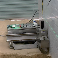 360 °   Robot de nivellement de mortier autonome intelligent avec évitement d'obstacles pour grands chantiers de construction