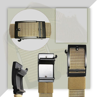 Ceinture tactique multifonctionnelle résistante à l'usure pour homme, sangle en nylon respirante entièrement réglable, ceinture décontractée, ceinture tactique