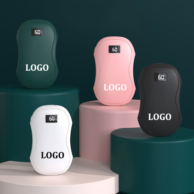 LOGO Customizable 2 Days Delivery USB Rechargeable Hand Warmer Warm Hands Portable Power Bank 3600 Charging Treasure