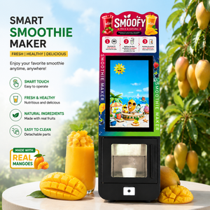 Máquina Expendedora de Smoothies de Frutas Frescas y Saludables, Acero Inoxidable, Autolimpieza Automática, Pantalla Táctil HD de 15.6 Pulgadas, Monitoreo Remoto - Product Image 1