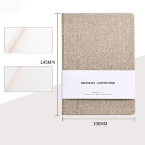 Custom Printed Hardcover <b>Thick</b> Cloth <b>Notebook</b> Lay Flat Hardbound Cover Linen Journal Promotion Diary School Supplies - Product Image 6