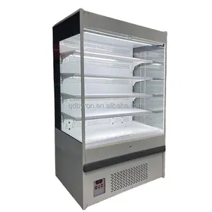 Vertical Display Refrigerator For Vegetable And Fruit Commercial upright Open Refrigerator