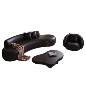 Sofá de Estilo Francés con Forma Única, Tapizado en Tela, Esponja de Alta Densidad, Sofá de Oficina, Sala de Estar Comercial - Product Image 2