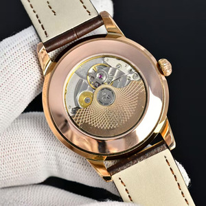 Charming High-end Custom Luminous Three-hand Date Moissanite Inlaid Sapphire Mirror Automatic Mechanical <b>Watch</b> - Product Image 3