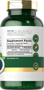 Private Label <strong>Spirulina</strong> <strong>Tablets</strong> Gluten Free Supplement Vegetarian <strong>Spirulina</strong> <strong>Tablets</strong> Manufacturer - Product Image 2
