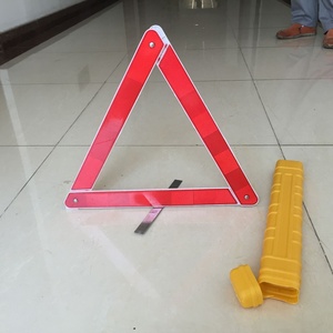 Acil Durum Trafik Güvenliği Uyarısı için Daha Ucuz Reflektörlü Araç Uyarı Üçgeni - Product Image 3
