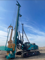 Nouvelle plateforme de forage rotative Diesel SWDM200H avec boîte de vitesses et pompe, profondeur maximale de 64 m pour les projets de construction