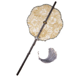 Ventaglio in Plastica Stile Cinese Fatingna con Motivi Traforati, Ventaglio Pieghevole Stile Antico, Mini Ventaglio Rotondo Femminile Classico <span class=keywords><strong>per</strong></span> Hanfu e Qipao - Product Image 6