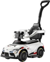 Voiture à pédales sous licence Toyota Gr Supra Gt4, batterie en option, musique, marchepied, poignée de poussée