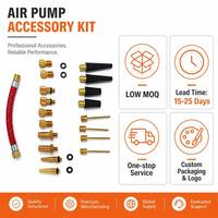 Wholesale Factory Direct Inflation Adapter Kit With Ball Needle and Brass Nozzle for Sports Bike Retail Shop