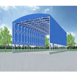   Toldo deslizante impermeable - carpa plegable y móvil con toldo telescópico desplegable, resistente al agua, al fuego y a los rayos UV - Product Image 5