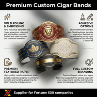 Bandes de cigares personnalisées pour mariage, initiales sur mesure, motif floral, feuille d'or rose, étiquettes cadeaux pour garçons d'honneur, décoration de fête de luxe
