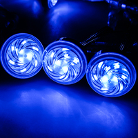 Lumières LED RGB à points de pixels de 45 mm, DC24V, IP65, 12 pièces, SMD5050, connecteur JST 3 broches, éclairage paysager