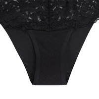 Culottes menstruelles en dentelle à taille haute, absorbantes, sous-vêtements sanitaires, séchage rapide, culottes de règles pour femmes