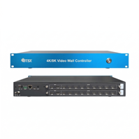 Controlador de Video Wall HDMI/DP 4k60hz 2 Entradas 18 Salidas para Sala de Conferencias con Control Remoto RS232 y WEB