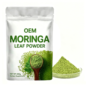 Poudre de feuilles de <span class=keywords><strong>Moringa</strong></span> en vrac OEM 100% pure – Soutient l'immunité, stimule la vitalité, améliore l'énergie, riche en antioxydants, <span class=keywords><strong>pour</strong></span> la peau, les cheveux et la glycémie - Product Image 1