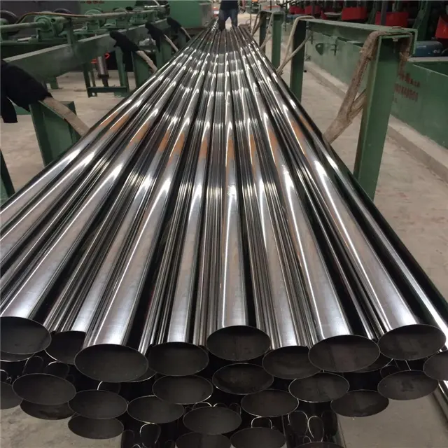 6 Mm45mm 304 paslanmaz çelik egzoz borusu paslanmaz çelik boru fiyat başına ayak 4k cilalı paslanmaz çelik boru