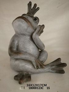 <span class=keywords><strong>Grenouille</strong></span> en résine avec prince héritier princesse artisanat Sculpture modèle usine jardin <span class=keywords><strong>grenouille</strong></span> étang Figurine maison décorative - Product Image 5