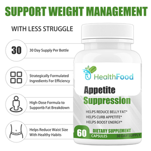 Cápsulas Herbales Orgánicas para Adelgazar, Supresor del Apetito, Té Verde, Acelera el Metabolismo, Controla los Antojos, OEM ODM - Product Image 3