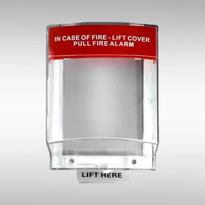 Fire Alarm Emergency Manual Call Point Protective Cover Resettable Panic Push Button Protect Cover