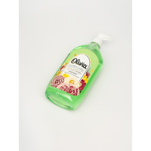 Vintage Garden pH-Balanced Moisturizing <b>Liquid</b> Hand Soap with Panthenol Glycerin and Natural Extracts 1 L Olivia Flora Care - Product Image 3
